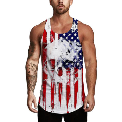 Amerikanisches Mann-Tank-Top
