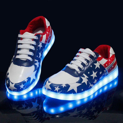 Amerikanischer heller Vintage-Schuh