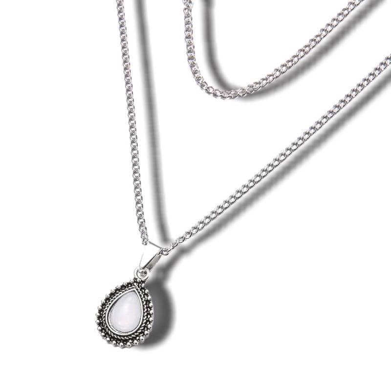 Vintage Boho Chic Hippie Halskette