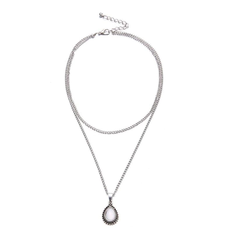 Vintage Boho Chic Hippie Halskette