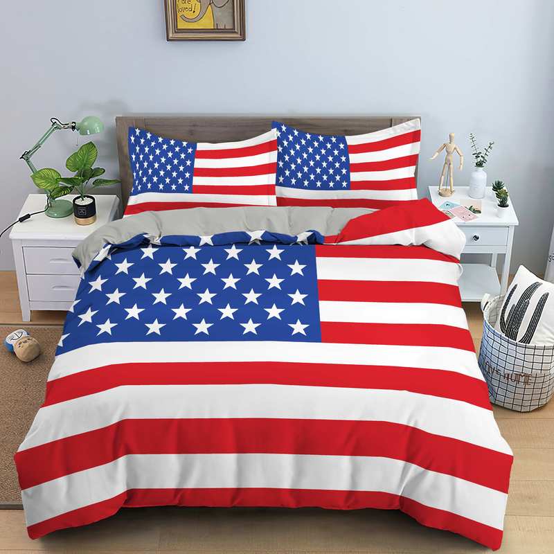 Amerikanischer Vintage-Bettbezug