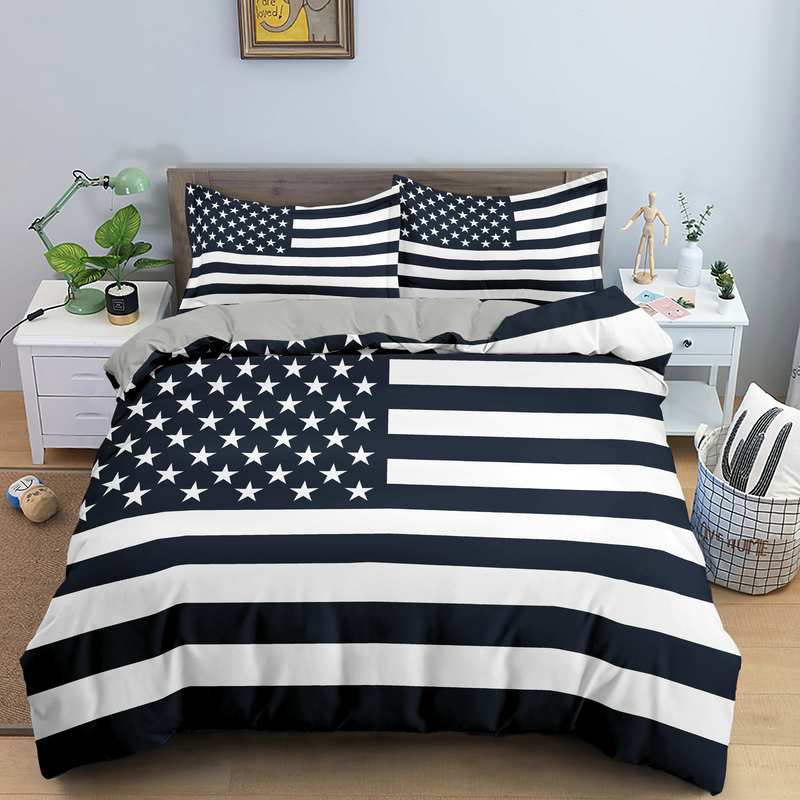 Amerikanischer Vintage-Bettbezug