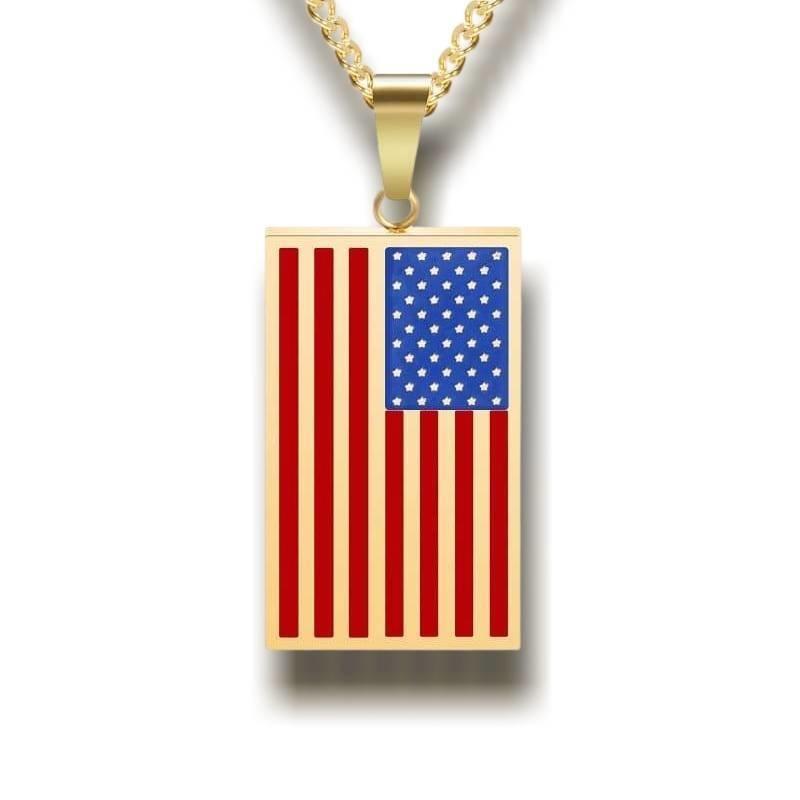 Vintage Amerikanische Plattenkette