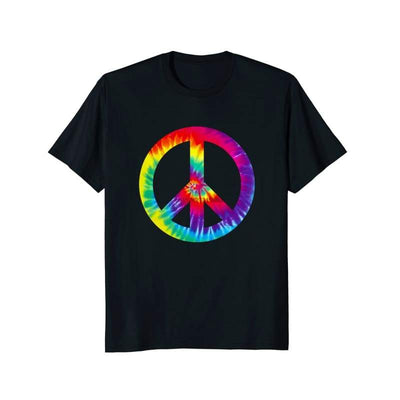 Vintage mehrfarbiges Hippie-T-Shirt