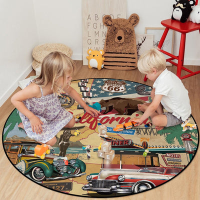 Kalifornischer Vintage-Teppich