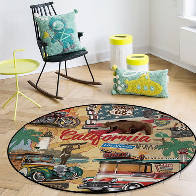 Kalifornischer Vintage-Teppich