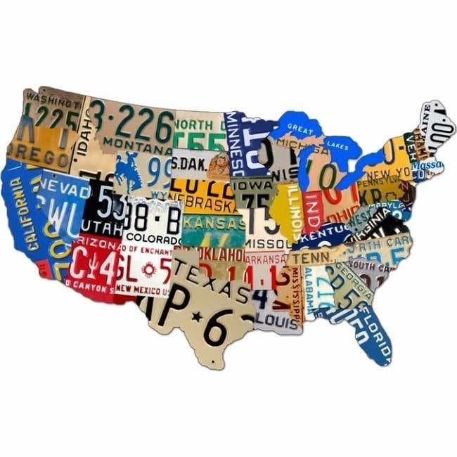Amerikanische Nummernschilder