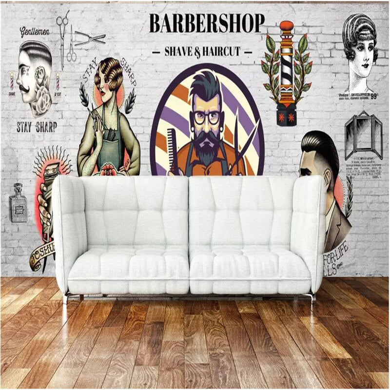 Tapete im Retro-Stil