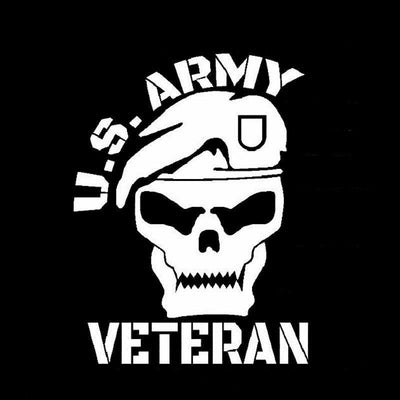 Vintage Armee-Veteranen-Aufkleber