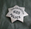 Amerikanisches Polizei-Vintage-Abzeichen