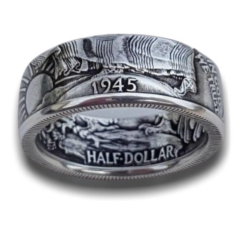 Vintage Halb-Dollar-Ring
