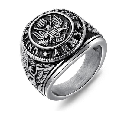 Vintage-Ring für Herren der US-Armee