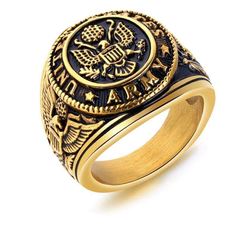Vintage-Ring für Herren der US-Armee