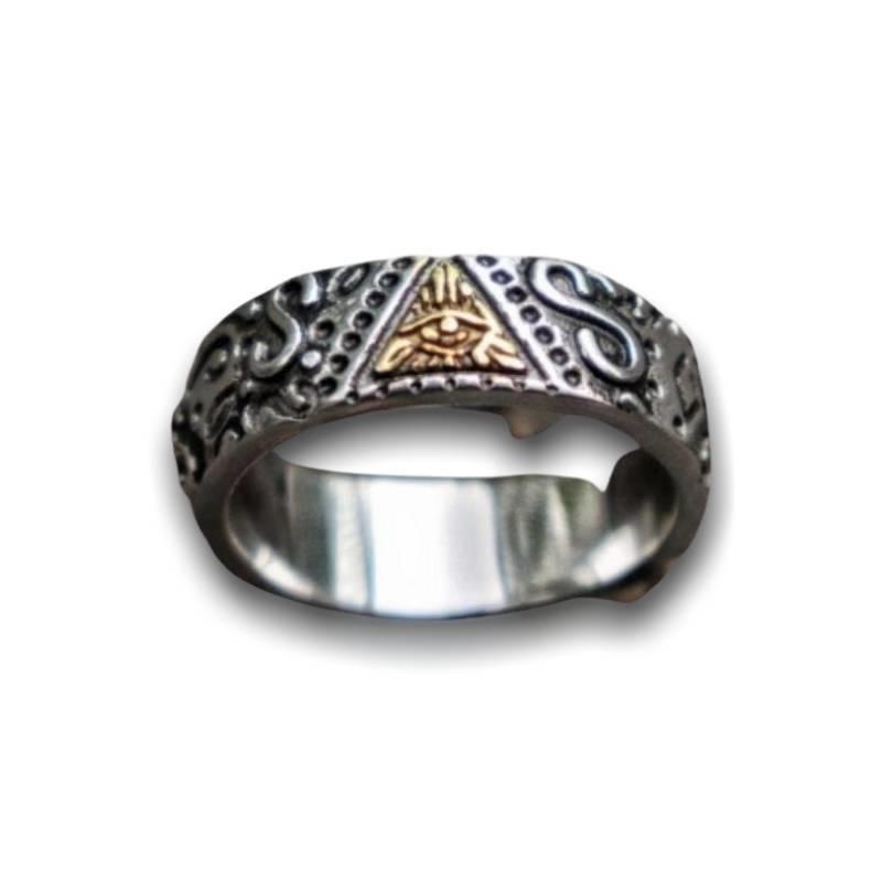 Vintage diskreter Freimaurerring