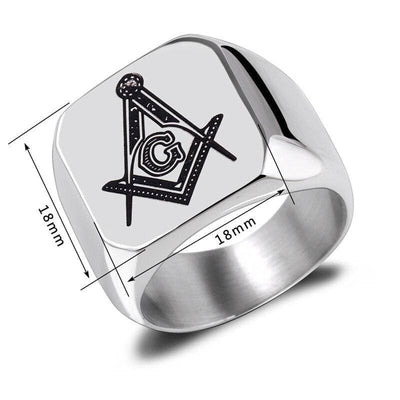 Damen-Freimaurer-Vintage-Ring