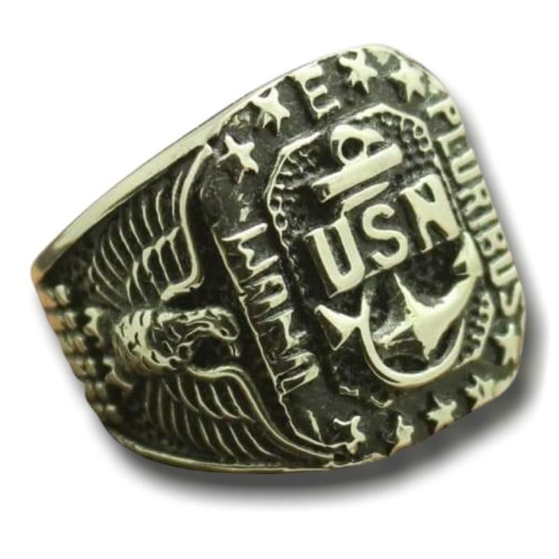 Vintage US Navy Silberring