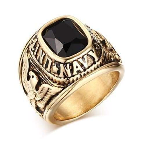 Vintage Goldring der US-Marine