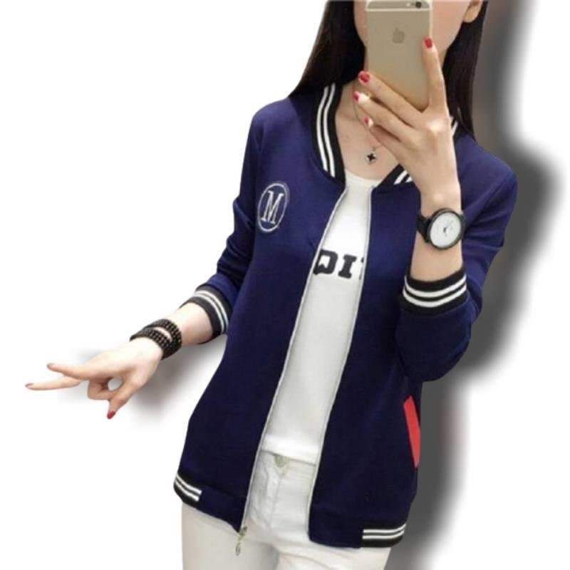 Vintage American College Girl Jacke