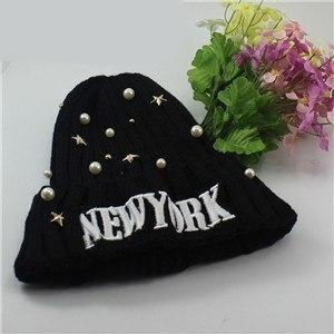 Vintage New York Beanie für Damen