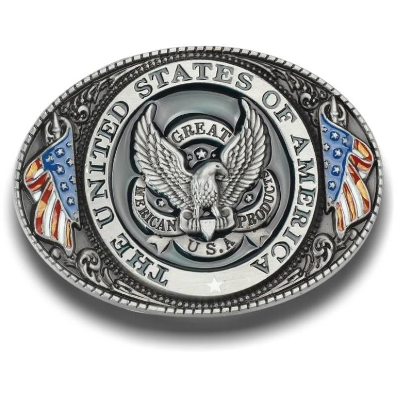 Amerikanische Vintage Gürtelschnalle