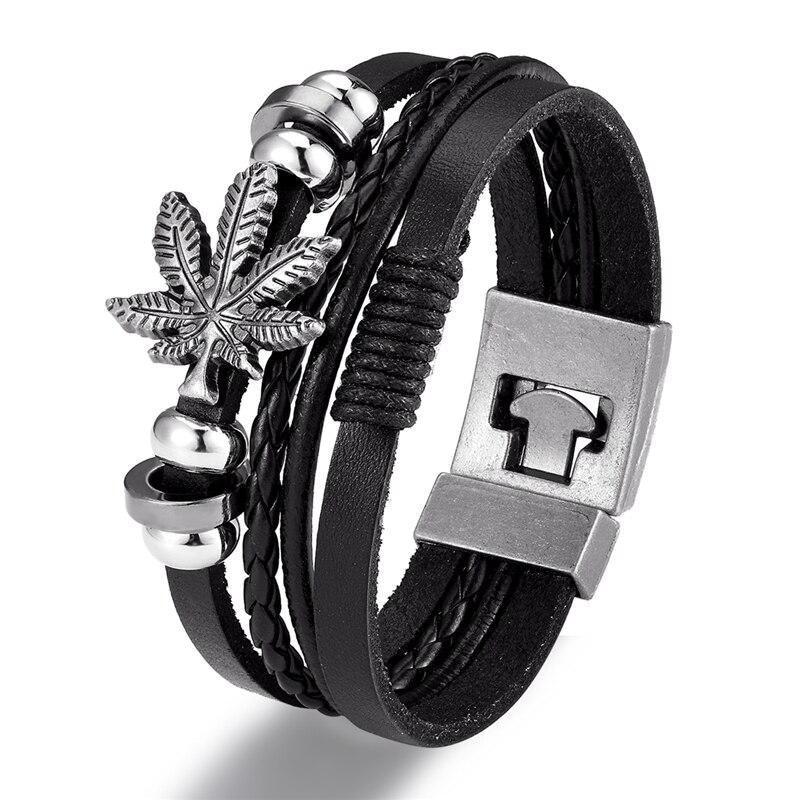 Vintage Indisches Lederarmband