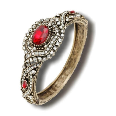 Rotes indisches Vintage-Armband