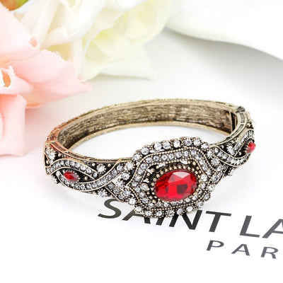 Rotes indisches Vintage-Armband