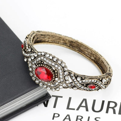 Rotes indisches Vintage-Armband