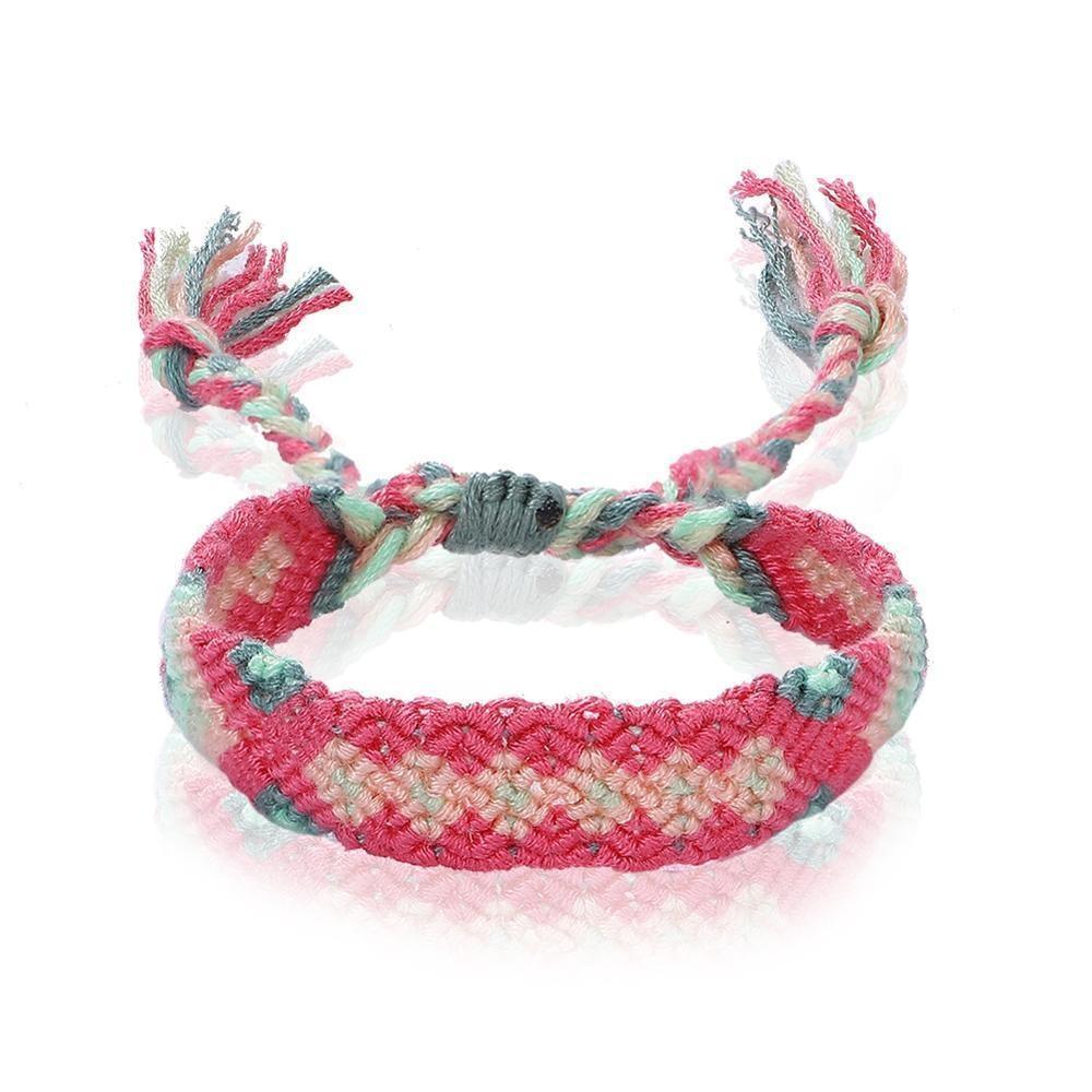 Vintage Indisches Stoffarmband