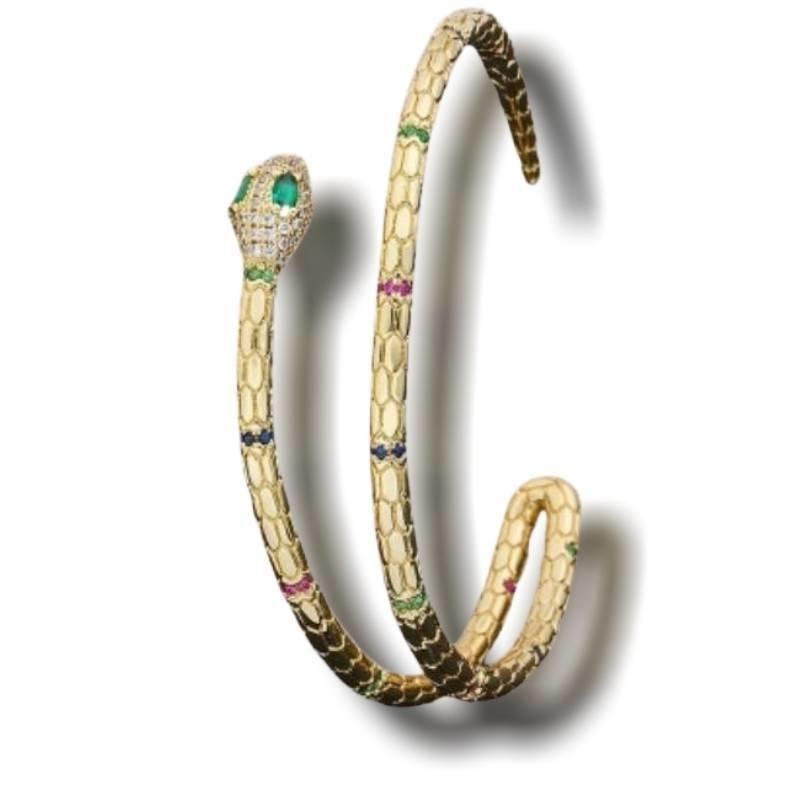 Vintage Indisches Schlangenarmband