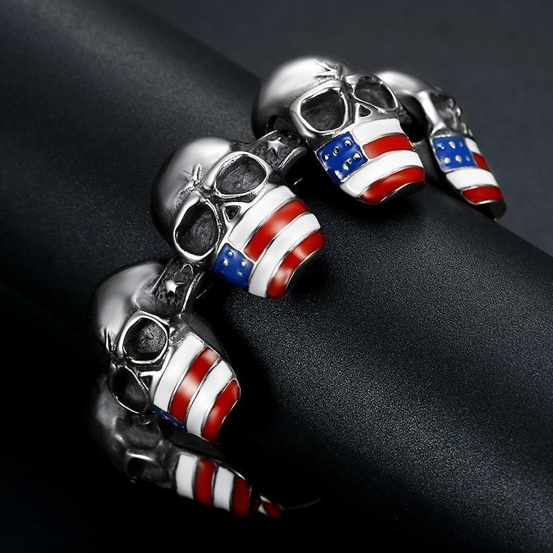 Vintage Totenkopf Armband