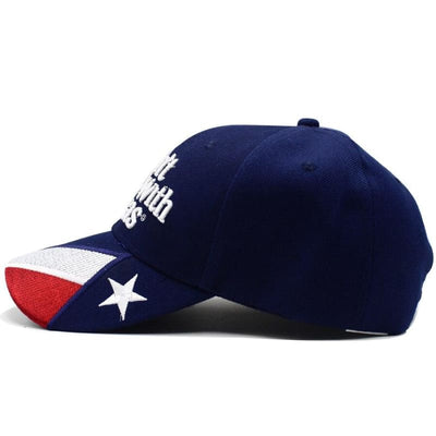 Vintage-Kappe mit Texas-Flagge