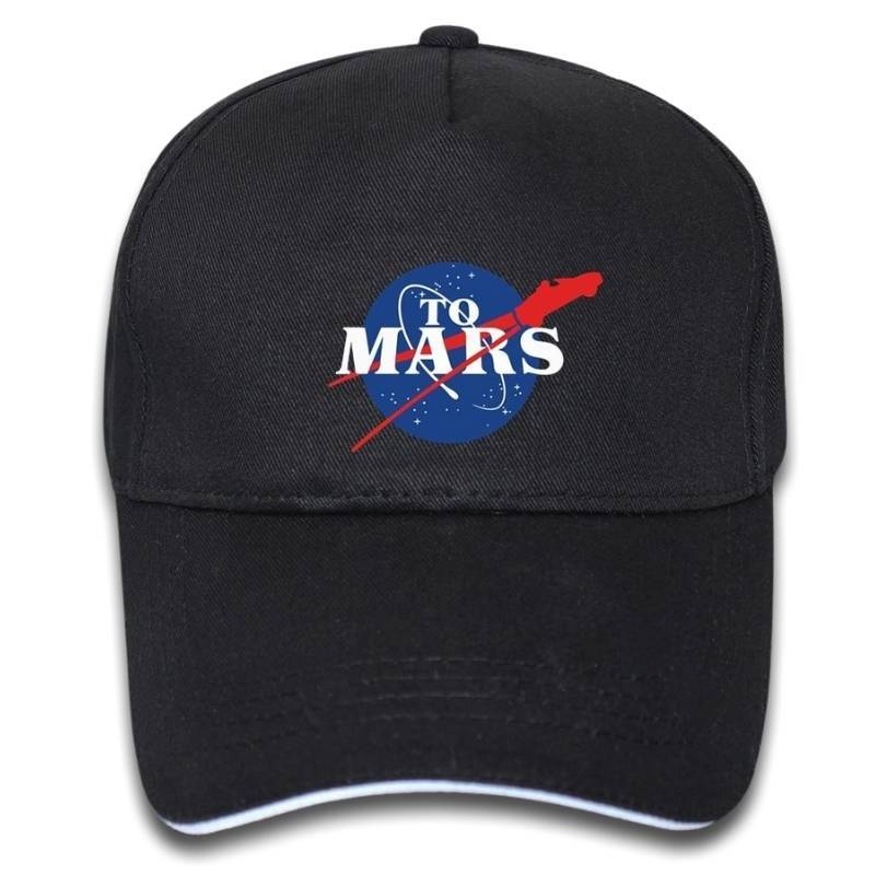 Vintage NASA Mütze Schwarz