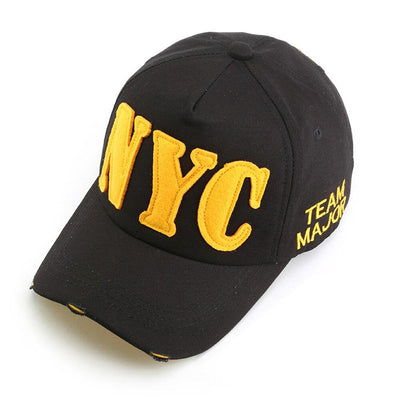 Vintage New York Mütze Gelb