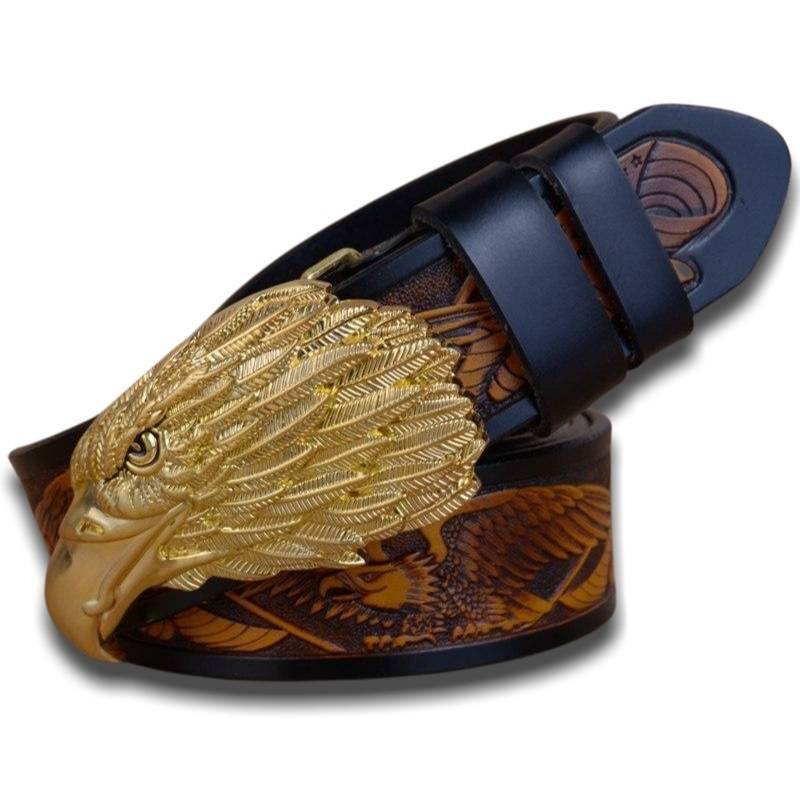 Amerikanischer Vintage-Ledergürtel