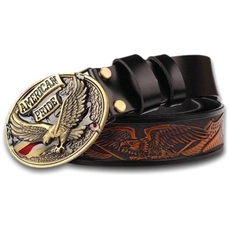 Vintage-Ledergürtel für Herren