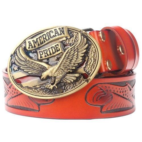 Vintage-Ledergürtel für Herren