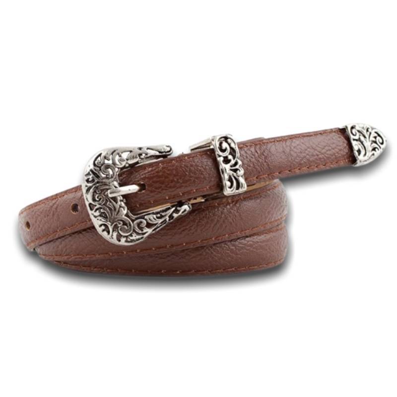 Brauner Vintage-Gürtel