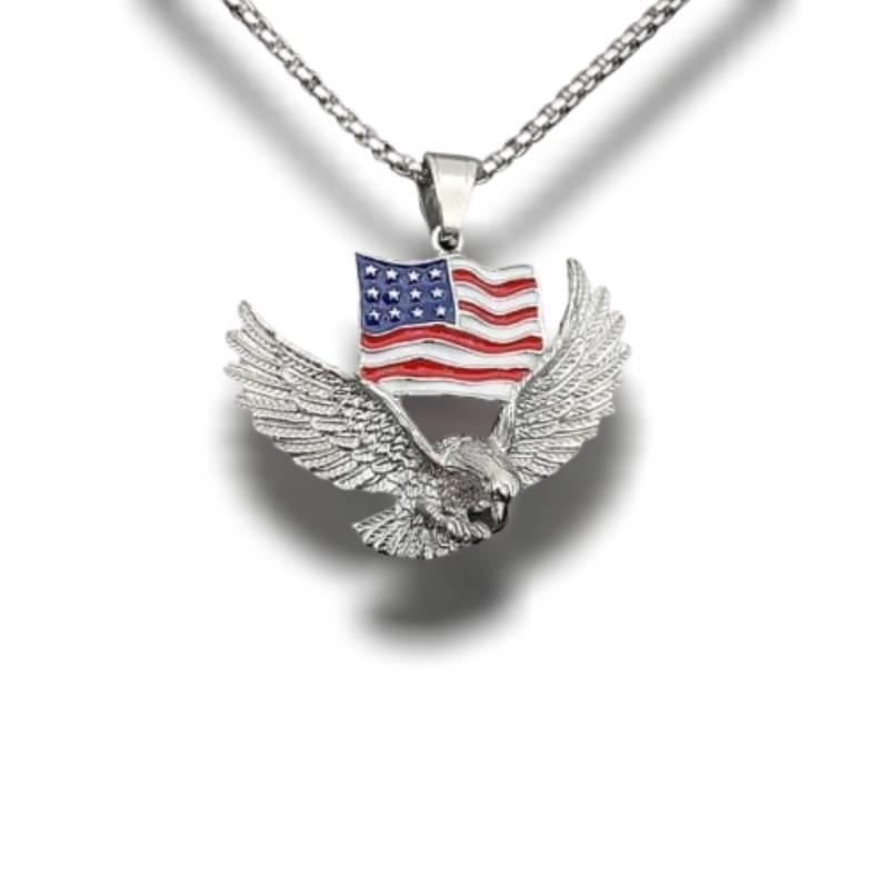 Vintage Adler Halskette für Männer