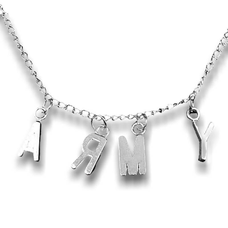 Vintage amerikanische Armee Halskette