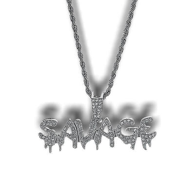 Vintage Bling Bling Rap Halskette