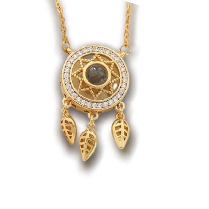 Amerikanische indische Vintage-Halskette