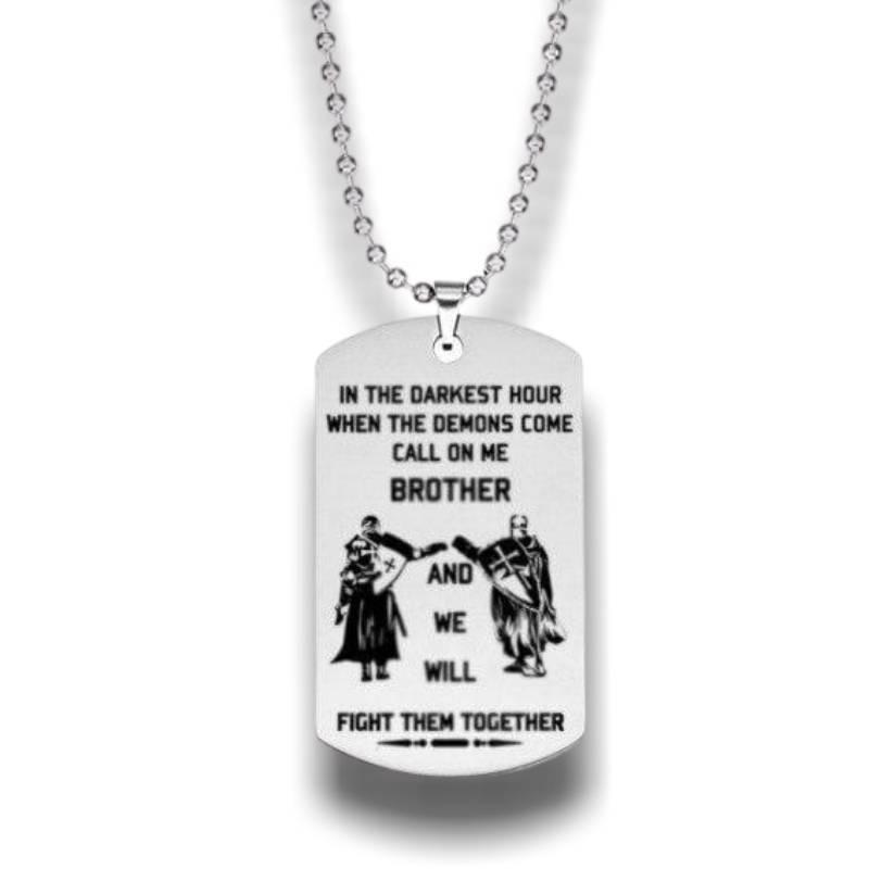 Vintage Amerikanischer Soldat Halskette