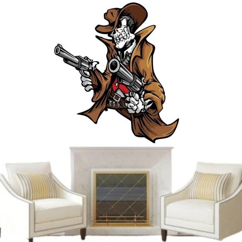 Vintage Cowboy-Aufkleber