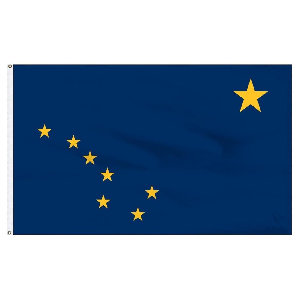 Alaska-Weinlese-Flagge