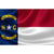 Vintage-Flagge North Carolinas