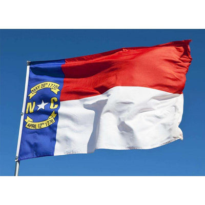 Vintage-Flagge North Carolinas