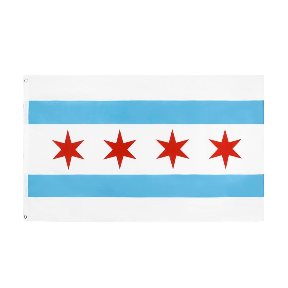 Chicago-Vintage-Flagge