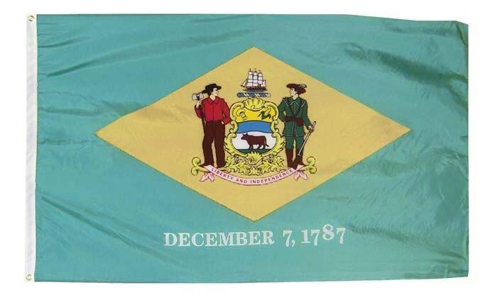 Delaware-Vintage-Flagge
