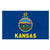 Kansas-Weinlese-Flagge